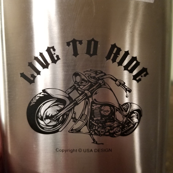 Live to Ride Flask - Picture 7 of 7